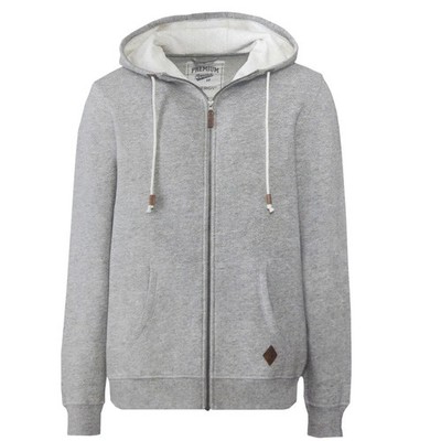 Livergy Reißverschluss Sweatjacke grau Größe L Herren Freizeit 52/54