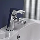 Bristan Orta Designer Basin Mixer Tap With Clicker Waste - Chrome OR BAS C NEW