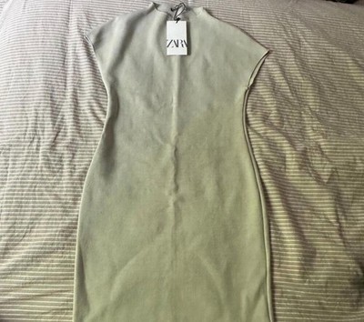 zara green knit dress Sleeveless L NWT Rodeo – ZARA - KNIT