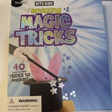 KITS 4 KIDS Amazing Magic Tricks Set 41 Illusions Wand Cards Kids Magic Toy