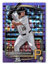 Adonys Guzman (RC) 71/250 1st Purple Geometric 2025 Bowman Draft BDC-126
