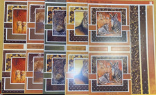 Pollyanna Pickering - African Safari - 20 Sheets Die Cut Toppers - 5 Designs
