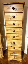 Tall Pine Chest Of Drawers