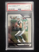2018 Panini Prizm Sam Darnold RC Rookie Card #203 PSA 10 GEM MINT. rookie card picture