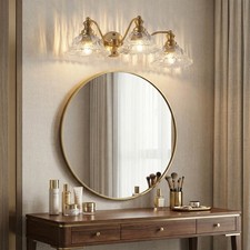 20" Elegant Retro Vanity Light Bathroom Mirror Wall Lamp Gold LED Sconce Fixture