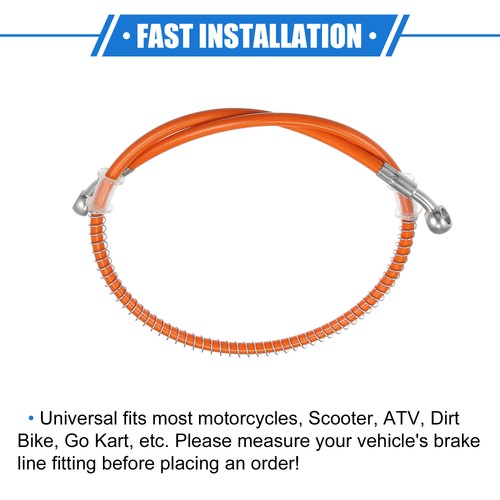 Tubazione idraulica per freno a disco moto 31.5" 0.39", arancione - Foto 7 di 7
