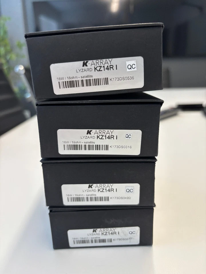 K-Array Lyzard KZ14R I Mini line array speaker, Black (Used) - Image 2 of 2