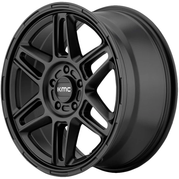 KMC KM716 Nomad 18x8 5x4.5" +38mm Satin Black Wheel Rim 18" Inch Foto 2 de 4