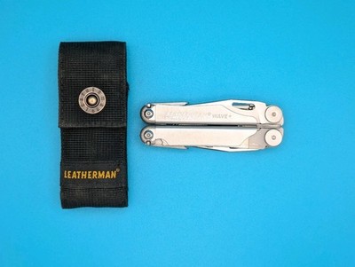 Leatherman Wave Plus + Multi-Tool! FAST SHIPPING! WITH SHEATH! EXCELLENT