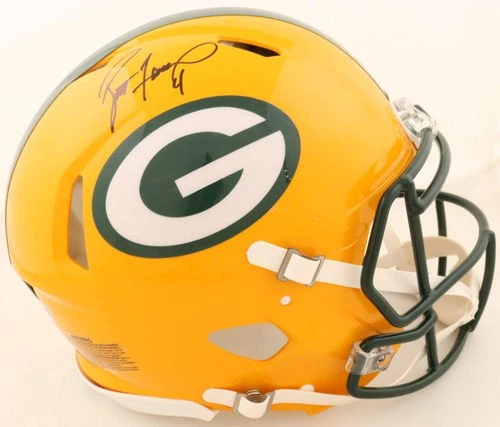 Brett Favre Signed Packers Full-Size Authentic On-Field Speed Helmet (Beckett) B