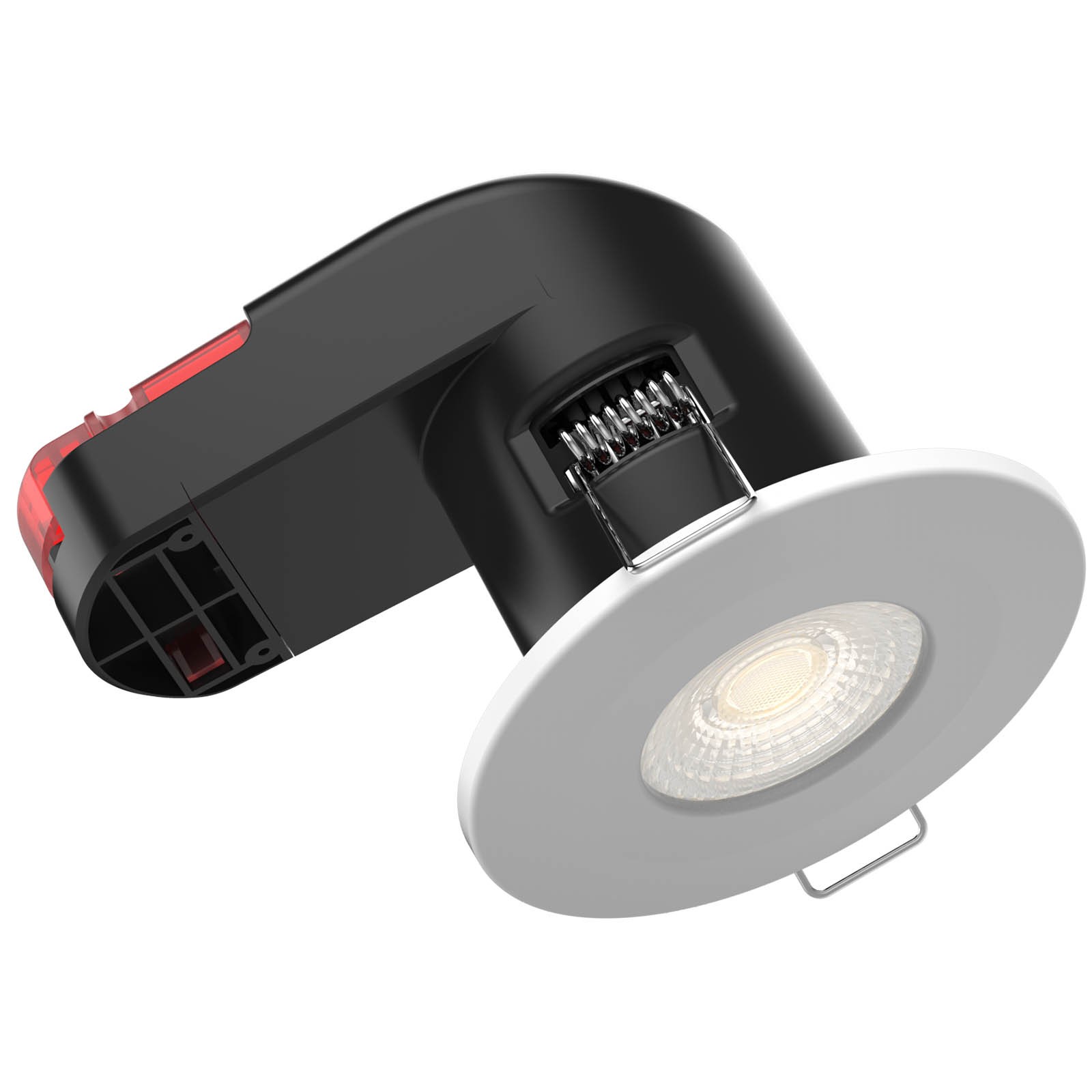 Fire Rated 6W LED IP65 GU10 Downlight Ceiling Bezel Spotlight Warm White