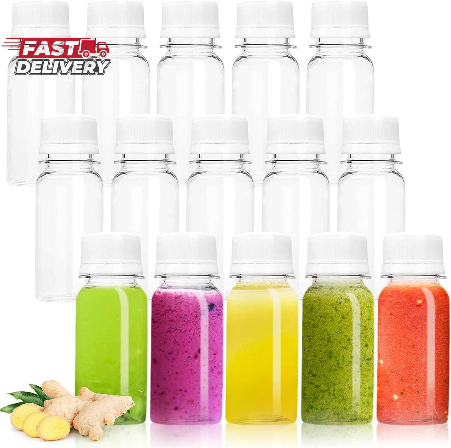 For Liquids,ginger Shot With Caps,empty Shot B