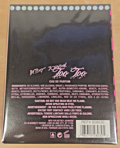 NUEVO Betsey Johnson Too Too Eau De Parfum (1Fl.Oz/30mL) # 828030 Vestido TuTu 4
