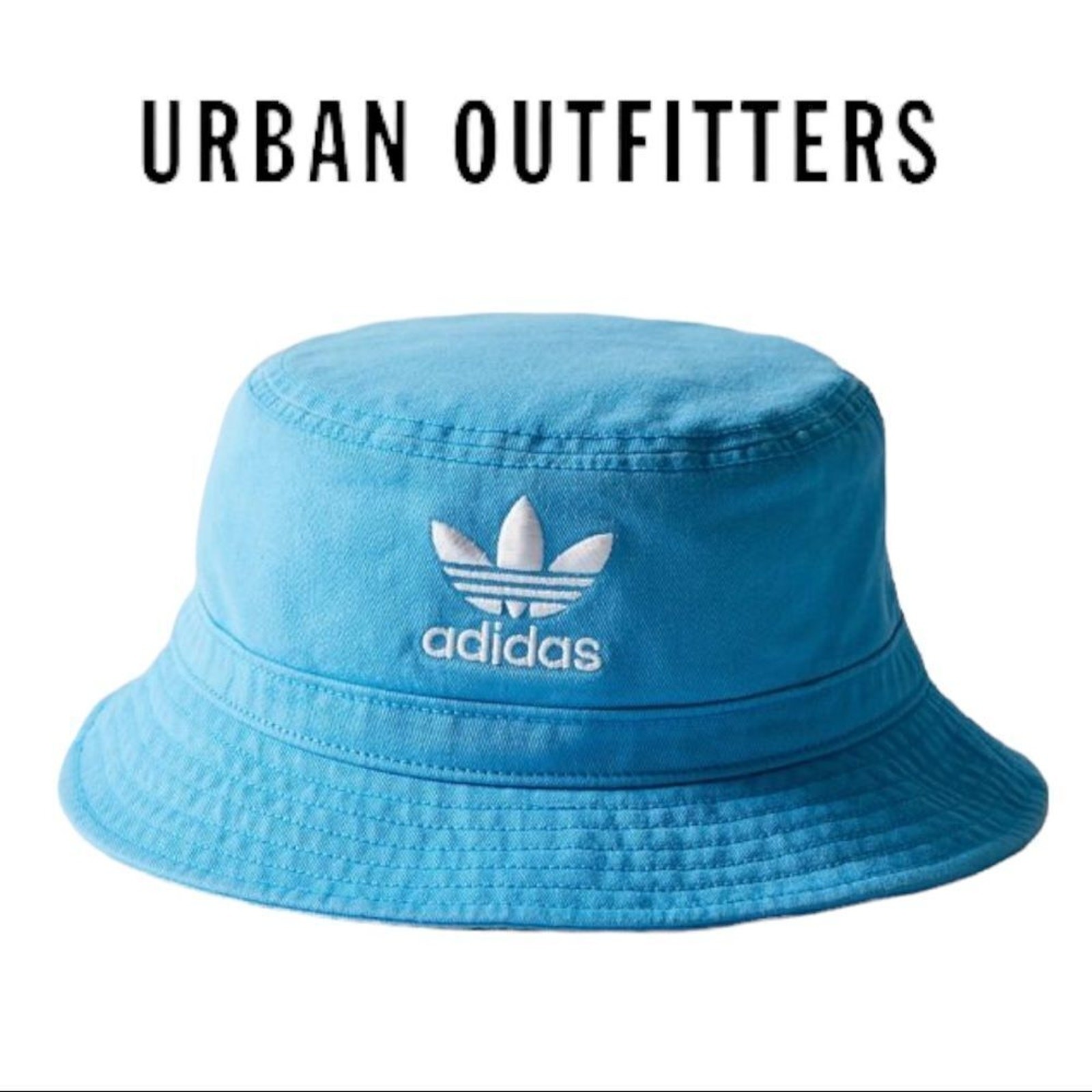 NEW&nbsp;Adidas Originals Blue Soft Denim Bucket Cap Hat OS