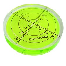 WOYISEPG Circular Bubble Spirit Levels 66x10mm Degree Marked 66mm, Non-sticky