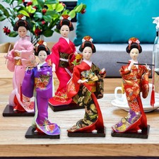 11-Zoll-japanische Kimono-Geisha-Puppe, humanoide Mädchen-Statue, Sammlerfigur,