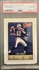 2002 Fleer Authentix Tom Brady PSA 10 Gem Mint !  Rare Early Brady