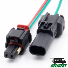Electrical connector 2-pin. Female + Male. Waterproof. 20256K