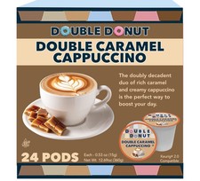 Cappuccino Pods, Caramel Cappuccino, Single Serve for Keurig K Cups Brewers, ...