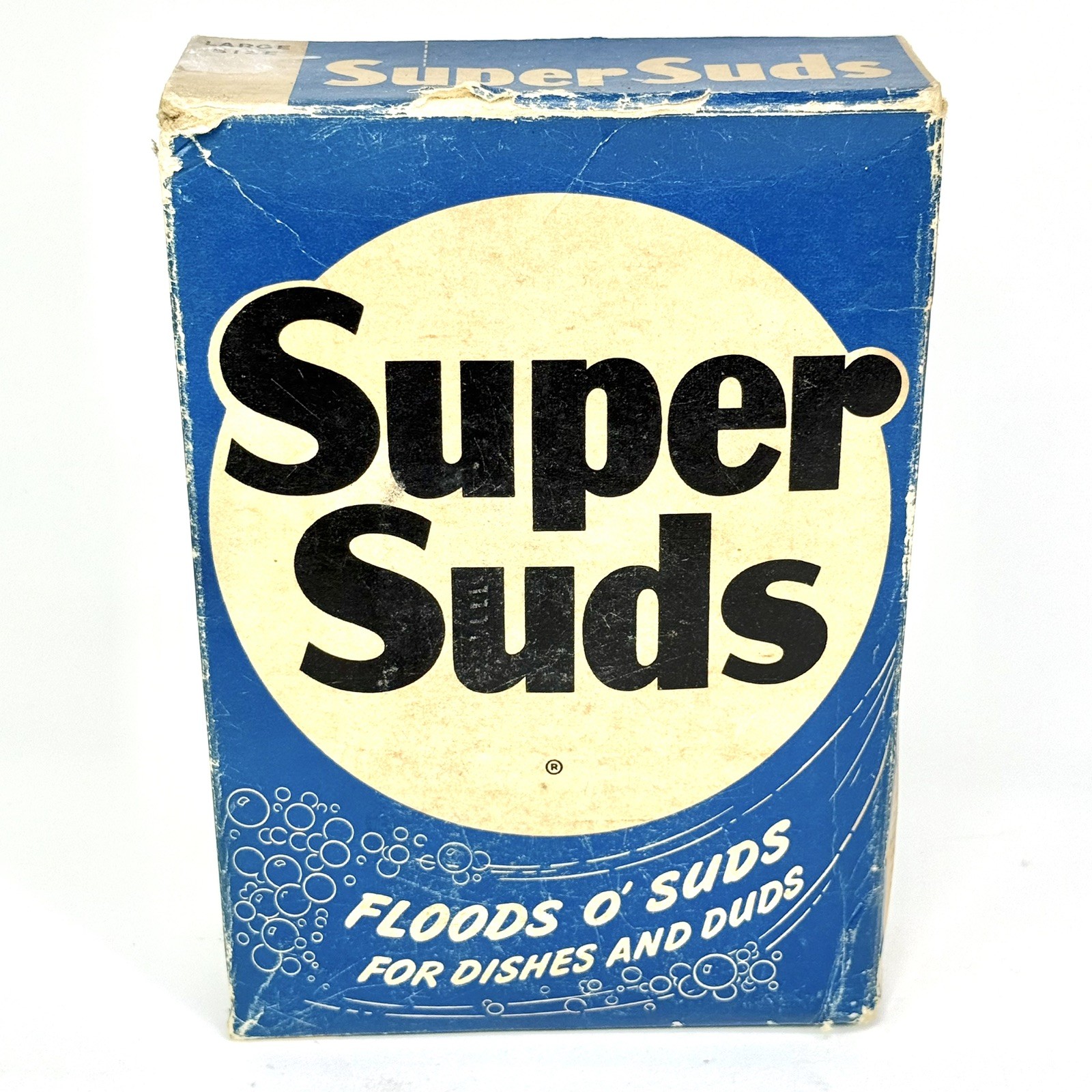 Vintage SUPER SUDS Box Soap -1 pound 7 ounces Colgate Palmolive Peet Unopened
