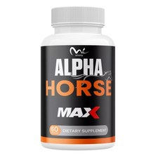 Alpha Horse MAX Pills for ED Men Alpha Horse Male for ed & Vitality (1 Pack)