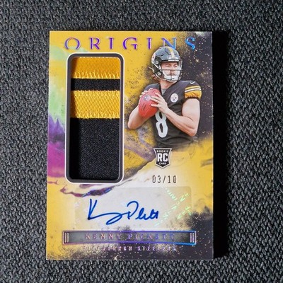 2022 Panini Origins Rookie Kenny Pickett #154 Gold /10 (RC) Patch Auto Steelers