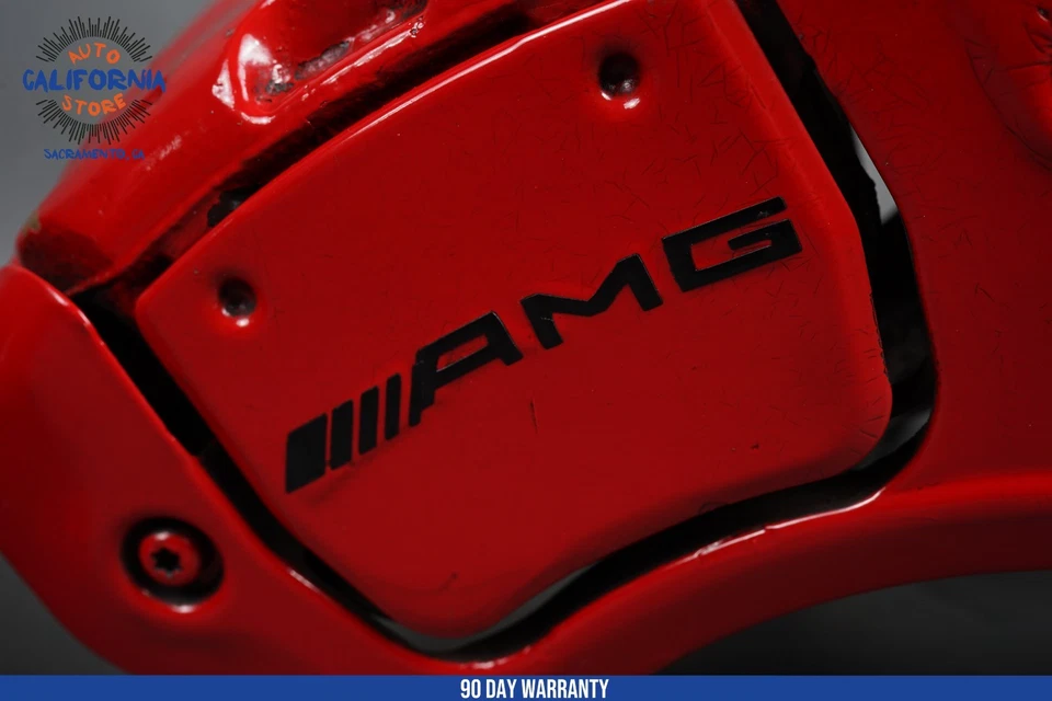 08-14 Mercedes W221 S63 CL63 AMG Front Left & Right Brake Calipers Set of 2 OEM - Image 4 of 4