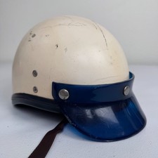 Vintage Buco Half Shell Motorcycle Helmet Traveler Visor Adult Biker Bell 60s