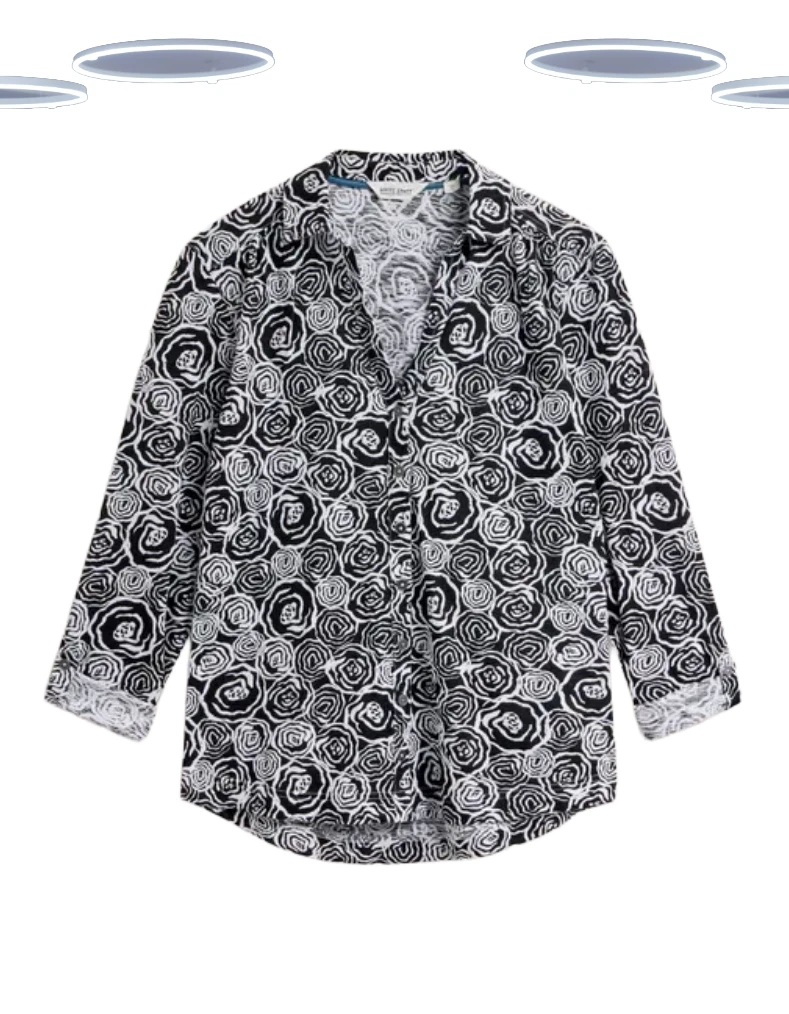 Ex White Stuff Women's Shirt - Long Sleeve Anne Floral Printed Jersey Black Mix
Opens in a new windo