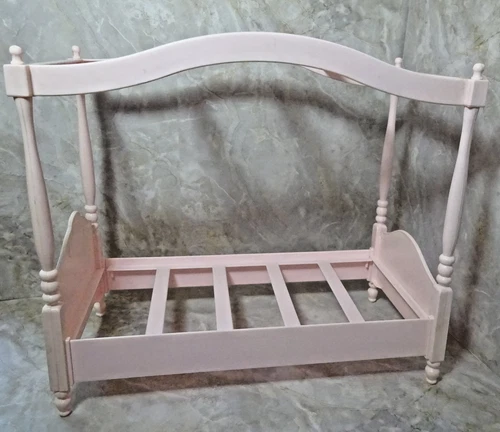 Vintage Barbie 1982 Dream House Canopy Bed Frame Doll House Furniture No Bedding
