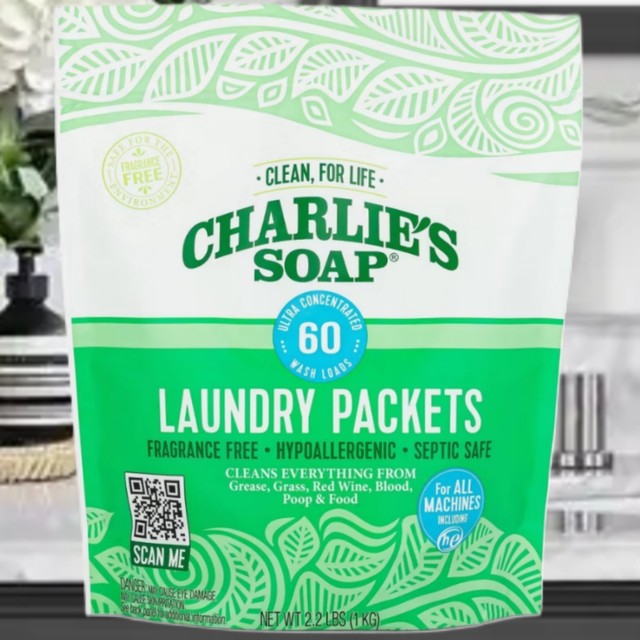Charlie's Soap Travel Kit (8-load liquid + pre-spray)