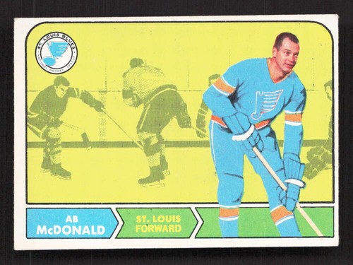 AB McDonald #107 1968 O-Pee-Chee card