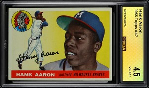 Hank Aaron 1955 Topps | eBay