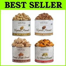 Virginia Peanut Snack Pack - Salted, Honey Roasted, 36 Oz