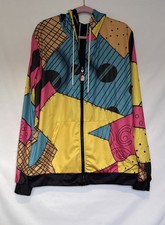 Nightmare Before Christmas 2015 Reversible Hoodie Jack Sally Costume L