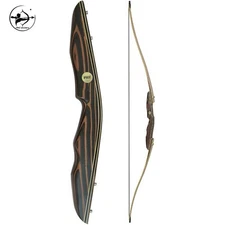 PMZ Archery Brown Handle Longbow  65'' Wood Grain Takedown Professional Bow