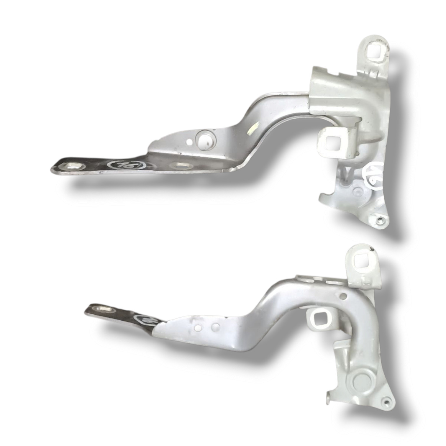 Coppia staffe supporto sollevamento cofano anteriore per Renault Captur