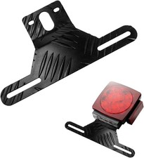 Trailer License Plate Bracket, Aluminum Car License Plate Holder Bracket and Lig