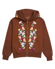 Taylor Swift LARGE Zip Hoodie Acoustic Piano Floral The Eras Tour NEW