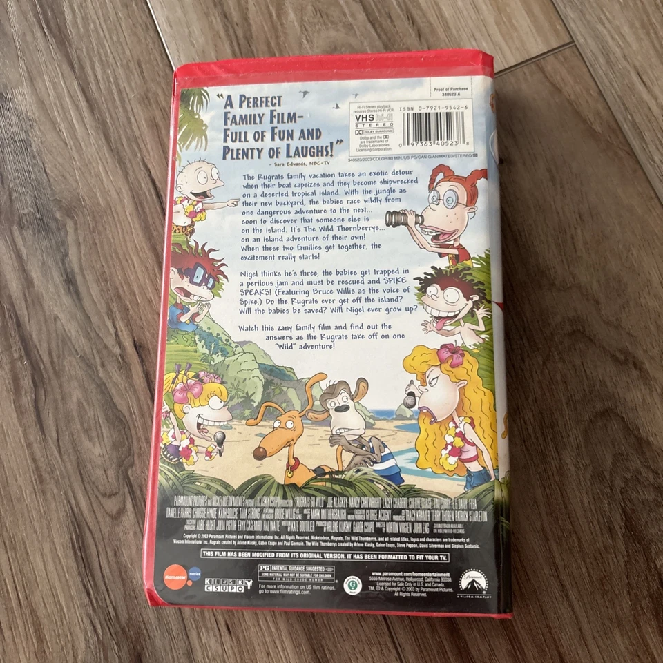 Rugrats Go Wild (VHS, 2003) Clamshell - Image 2 of 3