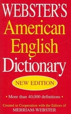 Webster's American English Dictionary Paperback Inc. Staff Merria