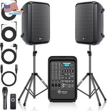 Professional Portable Integrated 2-Way PA System Fixed Setup Suitcase Design