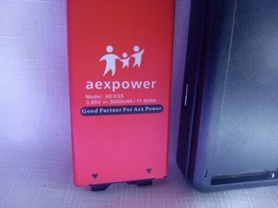 Batería LG G5, AexPower 2x 3000mAh Batería de repuesto con cargador de pared Foto 2 de 4