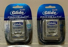 2 Oral-B Glide Pro Health Dental Floss 43.7 Yards Cool Mint Original Old 2 pack
