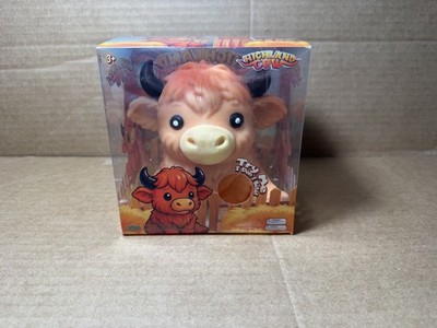 Rare Viral Highland Cow Squishy  *FAST SHIPPING* New in Box Dark Orange Color 