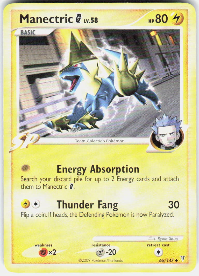 Manectric G 66/147 Uncommon Supreme Victors Pokemon LP