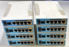 8pcs MikroTik hAP AC RouterBoard (RB962UiGS-5HacT2HnT Triple Chain Access Point