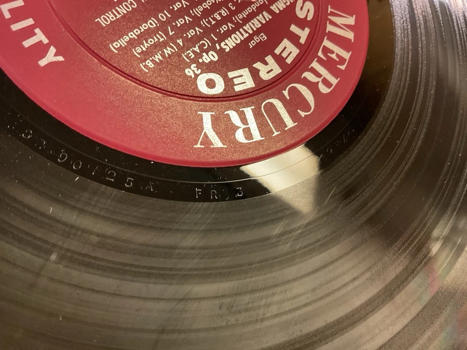 ELGAR: ENIGMA VARIATIONS * BARBIROLLI, HALLE * MERCURY SR90125 * FR3, FR2 * Mint - Image 3 of 4