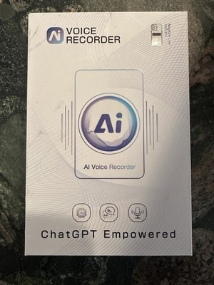 ChatGPT Empowered Voice Recorder Open Box Never Used