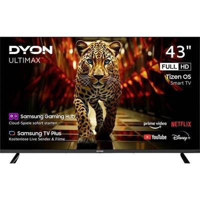 Dyon Ultimax 43F-TI LED-TV 108 cm 43 Zoll EEK E (A - G) DVB-T2, DVB-C, DVB-S2,
